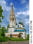 Church of Nicholas the Rubleny, Yaroslavl (2022 год). Стоковое фото, фотограф Boris Breytman / Фотобанк Лори