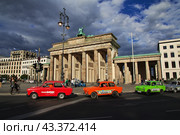 Berlin / Germany - 08 Sep 2015: The vintage car, Berlin, Germany. Редакционное фото, фотограф Сергей Стрелков / Фотобанк Лори
