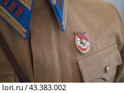 Military uniform of USSR pilots during the Second World War. Historical aviation items from the Soviet Union. Стоковое фото, фотограф Андрей Журавлев / Фотобанк Лори