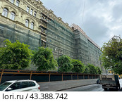 Дом Баронессы Таубе, Пушкинская 20 город Санкт-Петербург, стройка 18.06.2024. Редакционное фото, фотограф Татьяна Терехина / Фотобанк Лори