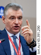 Россия. Санкт-Петербург. Председатель партии ЛДПР Леонид Слуцкий. Петербургский международный экономический форум. Russia. Saint-Petersburg. Chairman of the LDPR Party Leonid Slutsky. St. Petersburg International Economic Forum. (2024 год). Редакционное фото, фотограф Алексей Смышляев / Фотобанк Лори