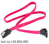 Кабель для подсоединения жесткого диска к компьютеру. Hard disk drive power cables. Стоковое фото, фотограф Татьяна Д / Фотобанк Лори
