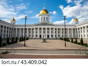 RUSSIA, SAMARA, MAY 02, 2024 - Cyril and Methodius cathedral. Стоковое фото, фотограф Андрей Аркуша / Фотобанк Лори