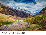 Himalayan landscape in Himalayas (2012 год). Стоковое фото, фотограф Дмитрий Рухленко / Фотобанк Лори