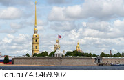 St. Petersburg, Russia, June 22, 2023: Peter and Paul Fortress. Редакционное фото, фотограф Igor Skripachev / Фотобанк Лори