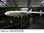 BERLIN - JUNE 06, 2024: LUNA NG (Next Generation Airborne Unmanned Close Reconnaissance Equipment) - an unmanned reconnaissance system developed by Rheinmetall AG. ILA Berlin Air Show 2024. Редакционное фото, фотограф Sergey Kohl / Фотобанк Лори