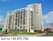 Жилой комплекс RiverSky в Москве. Корпуса 6 и 8. Застройщик — группа компаний «Инград». (2024 год). Редакционное фото, фотограф Александр Замараев / Фотобанк Лори