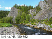 Приполярный Урал, река Лемва. Стоковое фото, фотограф Сергей Дрозд / Фотобанк Лори