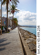 Picturesque embankment of the city Sur (Tyr). Mediterranean Sea. Republic of Lebanon (2023 год). Стоковое фото, фотограф Евгений Ткачёв / Фотобанк Лори