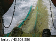 Рыболовецкое судно в Баренцевом море. Стоковое фото, фотограф Николай Гернет / Фотобанк Лори