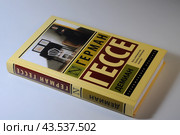 Герман Гессе, "Демиан", обложка книги 2021 года издания крупным планом. Редакционное фото, фотограф Татьяна Костенко / Фотобанк Лори