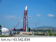 Советская космическая ракета "Восток". Музей космонавтики имени Циолковского. Калуга (2024 год). Редакционное фото, фотограф Анна Карасева / Фотобанк Лори