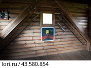 Экспозиция в оружейной башне. Музейный комплекс "Мозырьский замок". Мозырь. Гомельская область. Беларусь (2024 год). Редакционное фото, фотограф Сергей Афанасьев / Фотобанк Лори