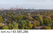 Москва. проспект Маршала Жукова. обзор на лес и спальный район (2024 год). Стоковое видео, видеограф Сергей Татаринцев / Фотобанк Лори
