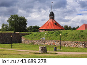 Крепость-музей Корела в городе Приозерск (2024 год). Редакционное фото, фотограф Роман Рожков / Фотобанк Лори