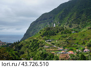 Capelinha de Nossa Senhora de Fatima, Sao Vicente, Madeira Island, Portugal (2024 год). Стоковое фото, фотограф Дмитрий Рухленко / Фотобанк Лори