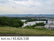 Город Красноярск. Дельта реки Енисей (2024 год). Стоковое фото, фотограф Александр Тараканов / Фотобанк Лори