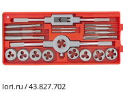 Комплект инструментов на белом фоне. Kit of tools for repair of technique. Стоковое фото, фотограф Татьяна Д / Фотобанк Лори