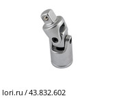 Гаечный ключ с храповым механизмом на белом фоне. Ratchet wrench on white background. Стоковое фото, фотограф Татьяна Д / Фотобанк Лори