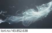 Magic light feather on black background. Стоковое AI-видео, аниматор Юрий Поздников / Фотобанк Лори