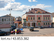 Летний день в центре города Юрьев-Польский. Владимирская область, Россия (2020 год). Редакционное фото, фотограф Наталья Николаева / Фотобанк Лори