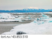 Остров Сахалин. Весенний ледоход в Охотском море (Залив Мордвинова) Стоковое фото, фотограф Сергей Крамарев / Фотобанк Лори