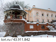 Центр Ведической Культуры Храм Шри Чайтанья Сарасват Матх (2023 год). Стоковое фото, фотограф Мария Белобородько / Фотобанк Лори