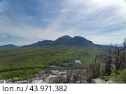Гора Железная, Железноводск. Потрясающий виды. (2024 год). Стоковое фото, фотограф Константин Яковлев / Фотобанк Лори