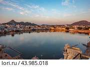 Pushkar is a town in the Ajmer district in the Indian state of Rajasthan (2019 год). Стоковое фото, фотограф Андрей Армягов / Фотобанк Лори