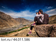 Dhankar Gompa. India. Spiti Valley. Стоковое фото, фотограф Андрей Армягов / Фотобанк Лори