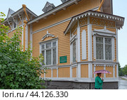 Музей Северного Приладожья на набережной Ладожской Флотилии. Город Сортавала (2024 год). Редакционное фото, фотограф Румянцева Наталия / Фотобанк Лори