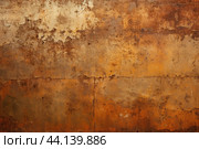 Uneven Rusty sheet background. Generate ai. Стоковое AI-изображение, AI-художник Иван Рябоконь / Фотобанк Лори