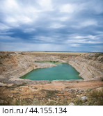 Падовский карьер в Самарской области, Август 2024. Padovsky quarry in Samara region, Russia. Стоковое фото, фотограф Андрей Аркуша / Фотобанк Лори