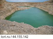 Падовский карьер в Самарской области, Август 2024. Padovsky quarry in Samara region, Russia. Стоковое фото, фотограф Андрей Аркуша / Фотобанк Лори