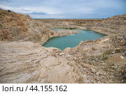 Падовский карьер в Самарской области, Август 2024. Padovsky quarry in Samara region, Russia. Стоковое фото, фотограф Андрей Аркуша / Фотобанк Лори