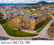 Templar castle in Ponferrada. Стоковое фото, фотограф Яков Филимонов / Фотобанк Лори
