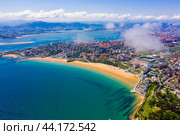Sea shore of Santander. Стоковое фото, фотограф Яков Филимонов / Фотобанк Лори