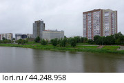 Берег реки Тобол в Кургане, примыкающий к улице Климова (2024 год). Стоковое фото, фотограф Алексей Иванов / Фотобанк Лори