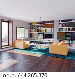 modern home interior. Стоковое фото, фотограф Виктор Застольский / Фотобанк Лори