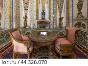 Interior of Sitorai Mokhi-Khosa in Bukhara (2022 год). Стоковое фото, фотограф Юлия Белоусова / Фотобанк Лори