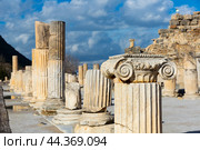 Odeon theater and Upper Agora in the Efesus. Стоковое фото, фотограф Яков Филимонов / Фотобанк Лори