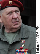 Герой РФ Сергей Иванович Лысюк в день экзамена на Краповый берет (2024 год). Редакционное фото, фотограф Дмитрий Неумоин / Фотобанк Лори