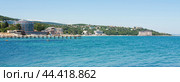 ST.ST. CONSTANTINE AND HELENA, BULGARIA - JUNE 01, 2015: sea coast with hotels and beaches. Редакционное фото, фотограф ИВА Афонская / Фотобанк Лори