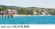 ST.ST. CONSTANTINE AND HELENA, BULGARIA - YUNE 01, 2015: sea coast with hotels Asalia, Marina, Palace and beaches. Стоковое фото, фотограф ИВА Афонская / Фотобанк Лори