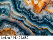 Striated Agate structure. Generate Ai. Стоковое AI-изображение, AI-художник Иван Рябоконь / Фотобанк Лори