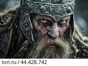 Wrathful Angry old viking. Generate Ai. Стоковое AI-изображение, AI-художник Иван Рябоконь / Фотобанк Лори