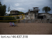 Форт "Риф" - оборонительные сооружения Кронштадта.  Западная часть острова Котлин, Россия (2022 год). Стоковое фото, фотограф Дымов Игорь / Фотобанк Лори
