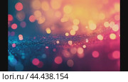 Elegant bokeh abstract background. Delicate blurred wallpaper texture. Template with defocused bokeh lights and copy space for business website design. Banner social media advertising. Стоковое AI-видео, аниматор Ирина Ручушкина / Фотобанк Лори