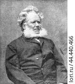 Henrik Johan Ibsen, 1828 - 1906, Norwegian playwright, poet and publicist. Стоковое фото, фотограф Константин Тимофеев / Фотобанк Лори