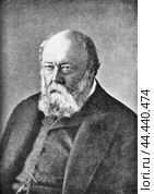 Robert Arthur Talbot Gascoigne-Cecil, 3rd Marquess of Salisbury, 1830 - 1903, British statesman of the Cecil family, Prime Minister of Great Britain. Стоковое фото, фотограф Константин Тимофеев / Фотобанк Лори
